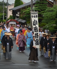 小田井宿まつり行列