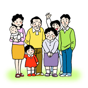 家族 家族のイラスト